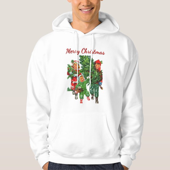 Getting the Christmas Tree Hoodie (Front)
