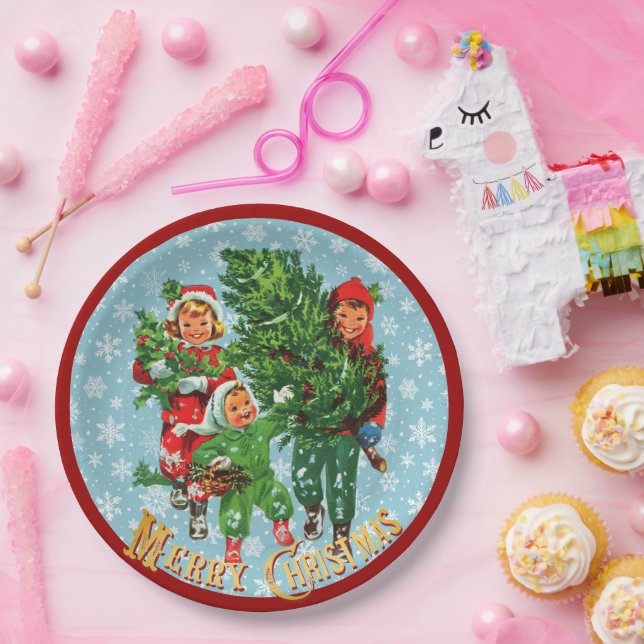 Getting The Christmas Tree Paper Plates (Party)