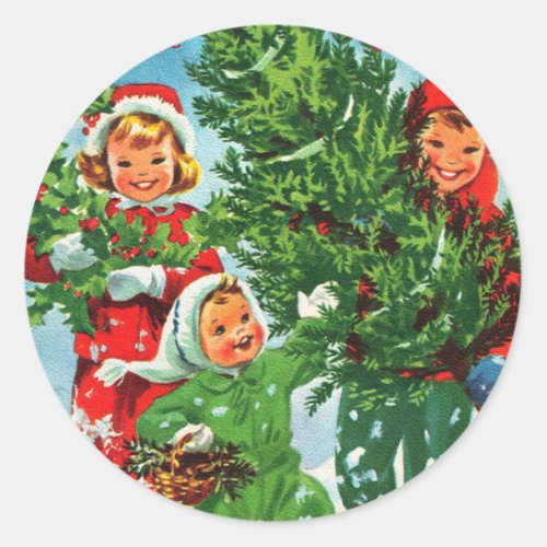 Getting The Christmas Tree Stickers