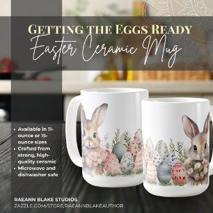 Getting the Eggs Ready Easter Ceramic Mug