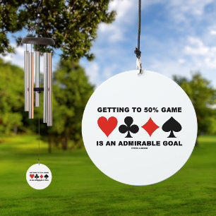 Getting To 50% Game Is An Admirable Goal Wind Chime