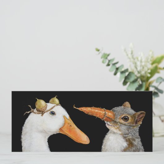 Getting to know you flat card (Standing Front)