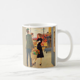 Getting together at the Cibulskis' to watch TV Coffee Mug