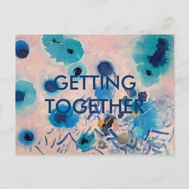 Getting together postcard (Front)
