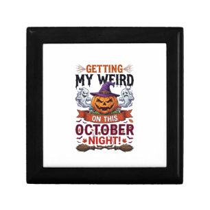 Getting Weird Halloween Pumpkin Ghosts Witch Hat_1 Gift Box