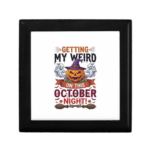 Getting Weird Halloween Pumpkin Ghosts Witch Hat_1 Gift Box