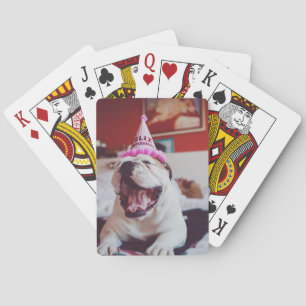 Getty Images British Bulldog Poker Cards
