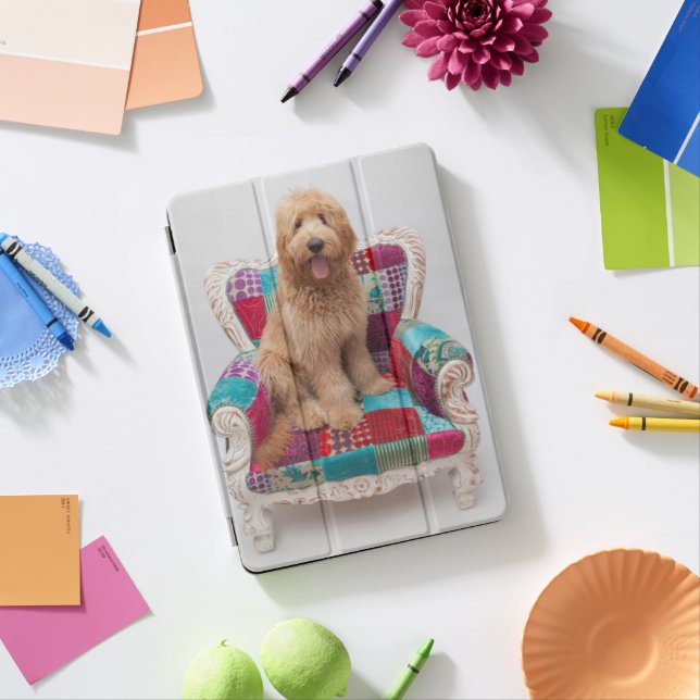 Getty Images | Cute Goldendoodle iPad Air Cover (In Situ)