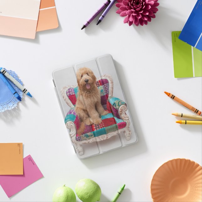 Getty Images | Cute Goldendoodle iPad Mini Cover (In Situ)