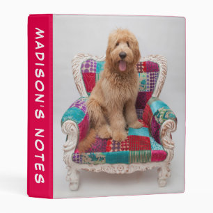 Getty Images Cute Goldendoodle Mini Binder
