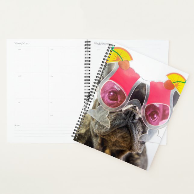 Getty Images | Dog With Cocktail Glasses Planner (Display)