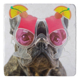 Getty Images   Dog With Cocktail Glasses Trivet