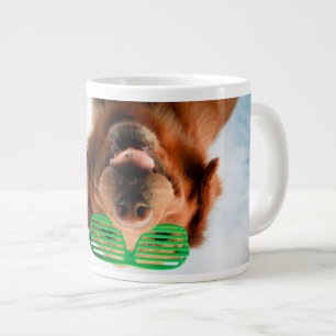 Getty Images Dog With Glasses Large Coffee Mug