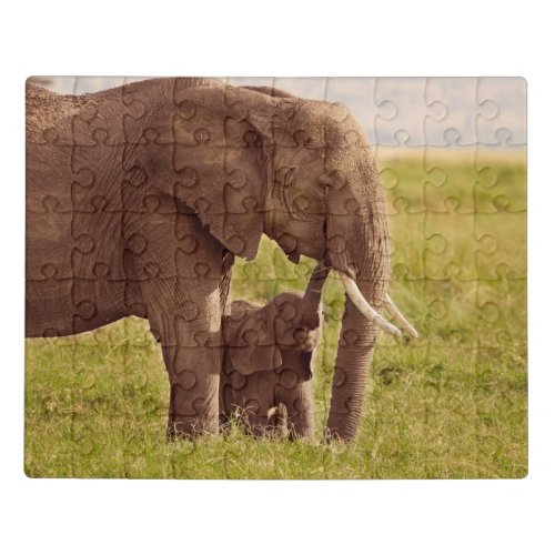 Getty Images  Elephant  Baby Jigsaw Puzzle