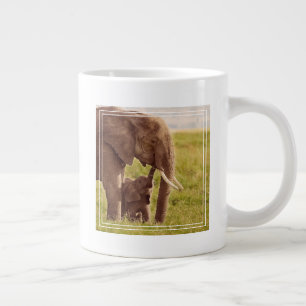 Getty Images   Elephant & Baby Large Coffee Mug
