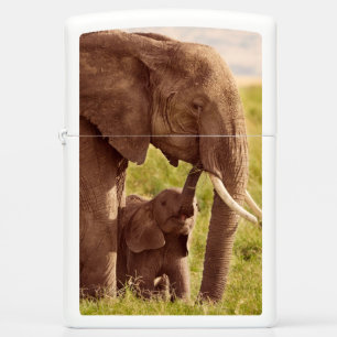 Getty Images   Elephant & Baby Zippo Lighter