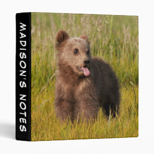 Getty Images Funny Baby Bear 3 Ring Binder