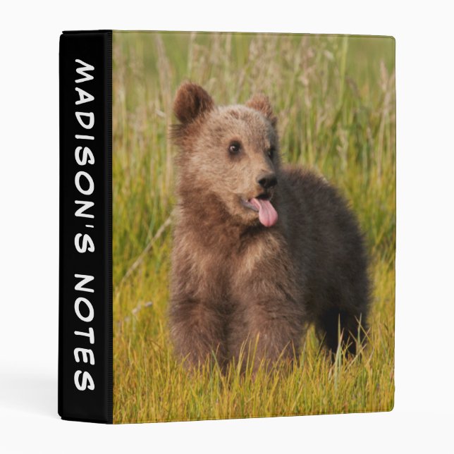 Getty Images | Funny Baby Bear Mini Binder (Front/Spine)