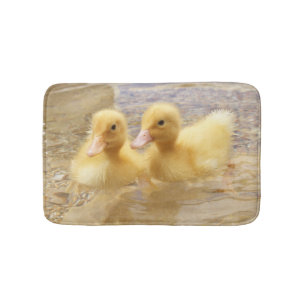 Getty Images Fuzzy Yellow Ducklings Bathroom Mat