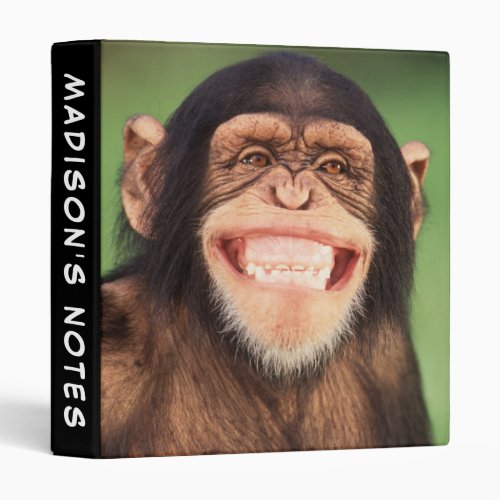 Getty Images  Grinning Chimpanzee Binder