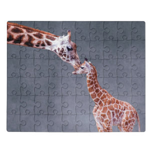 Getty Images   Mother & Baby Giraffe Jigsaw Puzzle