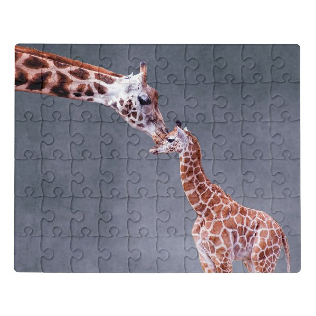 Getty Images | Mother & Baby Giraffe Jigsaw Puzzle (Puzzle Horizontal)