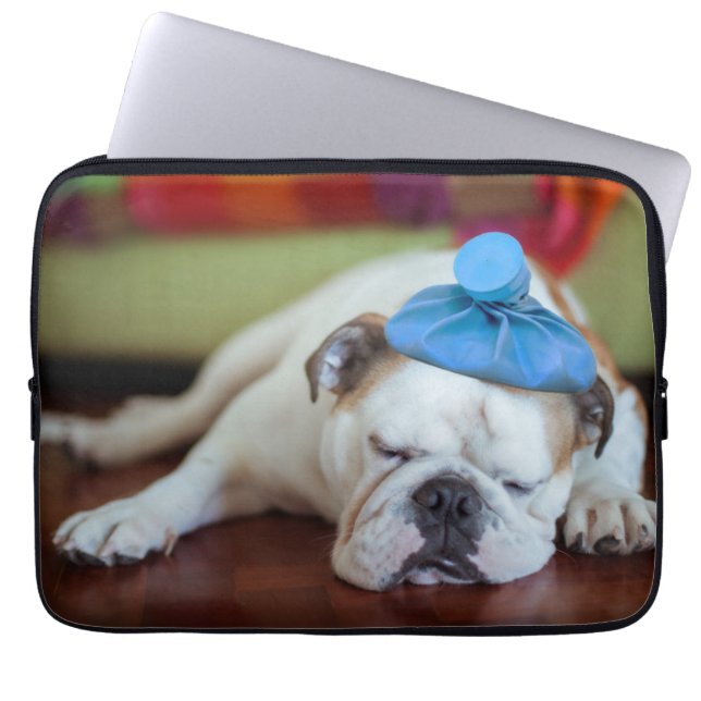 Getty Images | Sick Young Puppy Laptop Sleeve (Front)