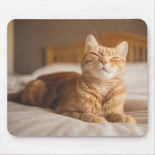 Getty Images Sleepy Cat Mouse Pad