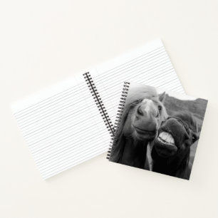 Getty Images Smiling Horses Notebook