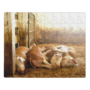 Getty Images Snuggling Pigs Jigsaw Puzzle