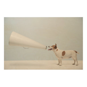 Getty Images Speaking Dog Wood Wall Art