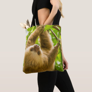 Getty Images   Upside Down Sloth Tote Bag