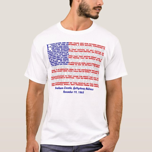 Gettysburg Address T-Shirt (Front)