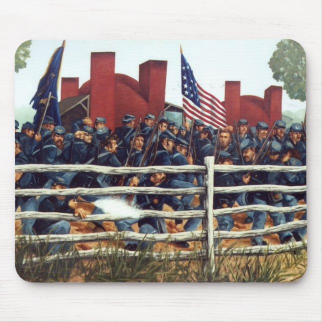 Gettysburg, Battle at the Brickyard Mousepad 3 (Front)