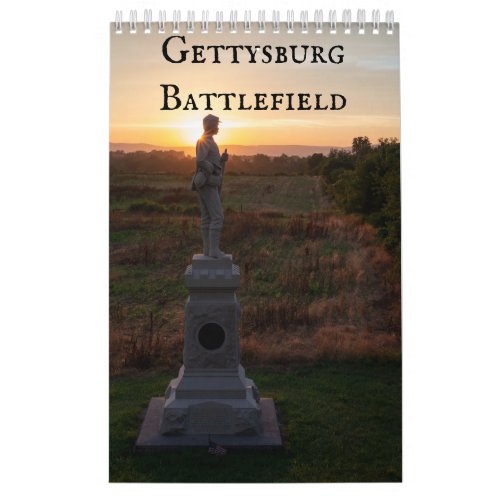 Gettysburg Battlefield Calendar
