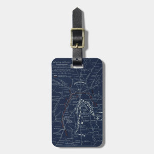 Gettysburg Battlefield Civil War Map (1863) Luggage Tag