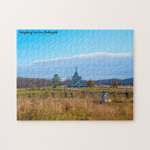 Gettysburg Battlefield Jigsaw Puzzle