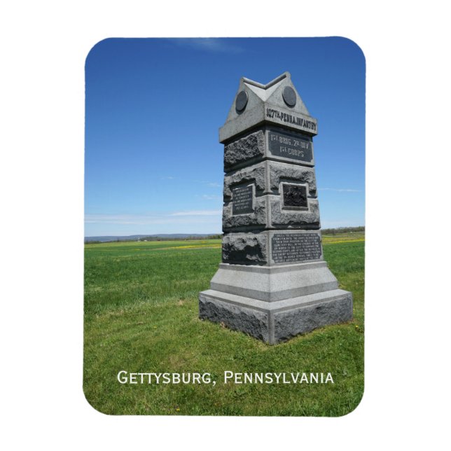 Gettysburg Battlefield Magnet (Vertical)
