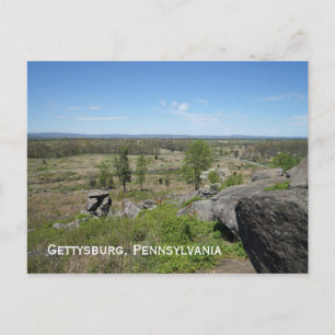 Gettysburg Battlefield Postcard