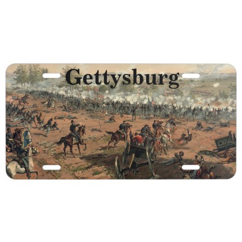Gettysburg License plate