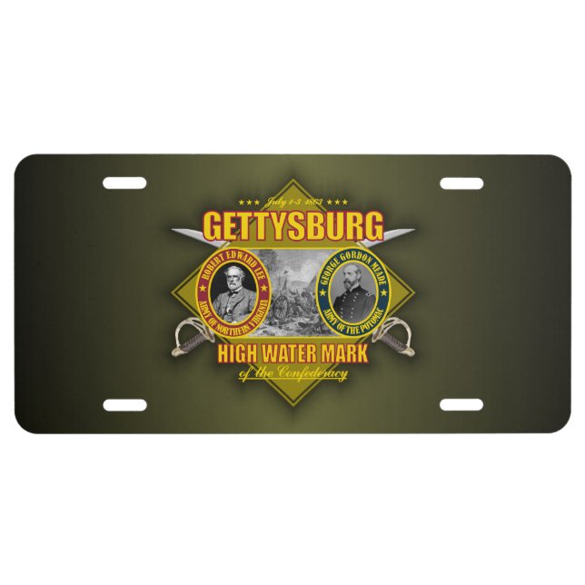 Gettysburg License Plate (Front)