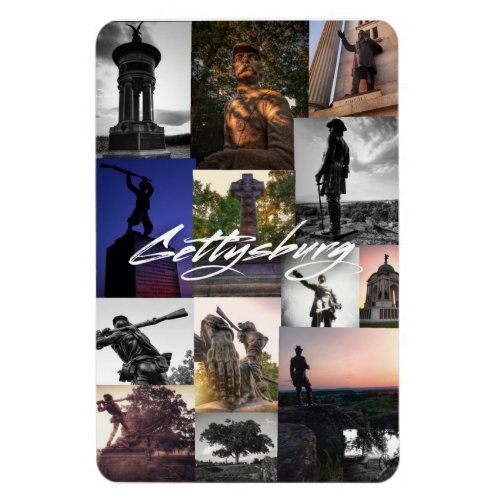 Gettysburg Monuments Magnet