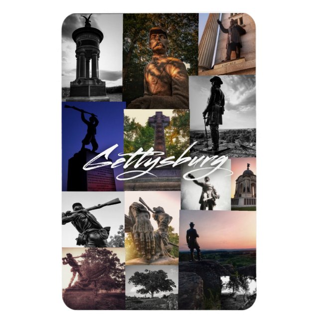 Gettysburg Monuments Magnet (Vertical)
