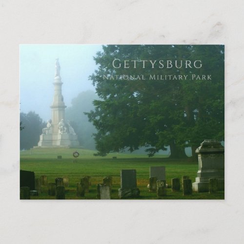 Gettysburg National Cemetery Postcard