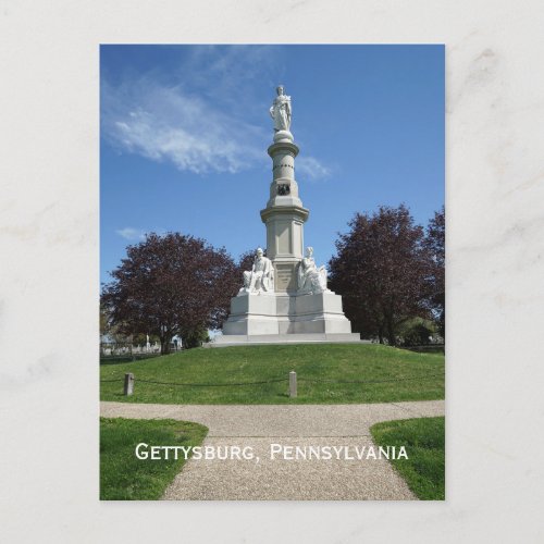 Gettysburg National Cemetery Postcard