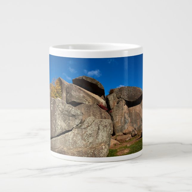 Gettysburg National Park - Devil's Den - Fall Giant Coffee Mug (Front)
