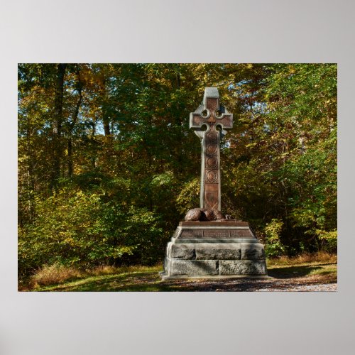 Gettysburg National Park Irish Brigade Memorial Poster