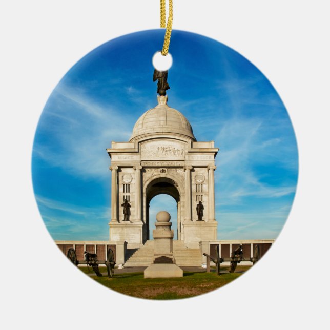 Gettysburg National Park - Pennsylvania Memorial Ceramic Ornament (Front)