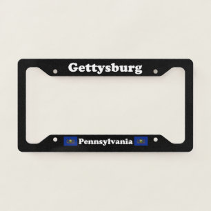 Gettysburg PA - LPF License Plate Frame
