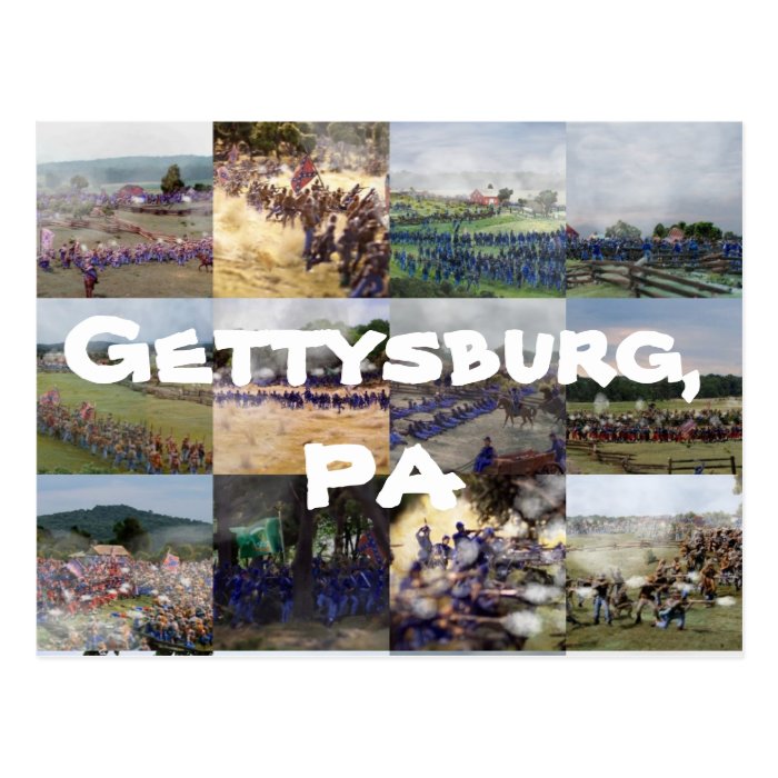 Gettysburg, PA Postcard